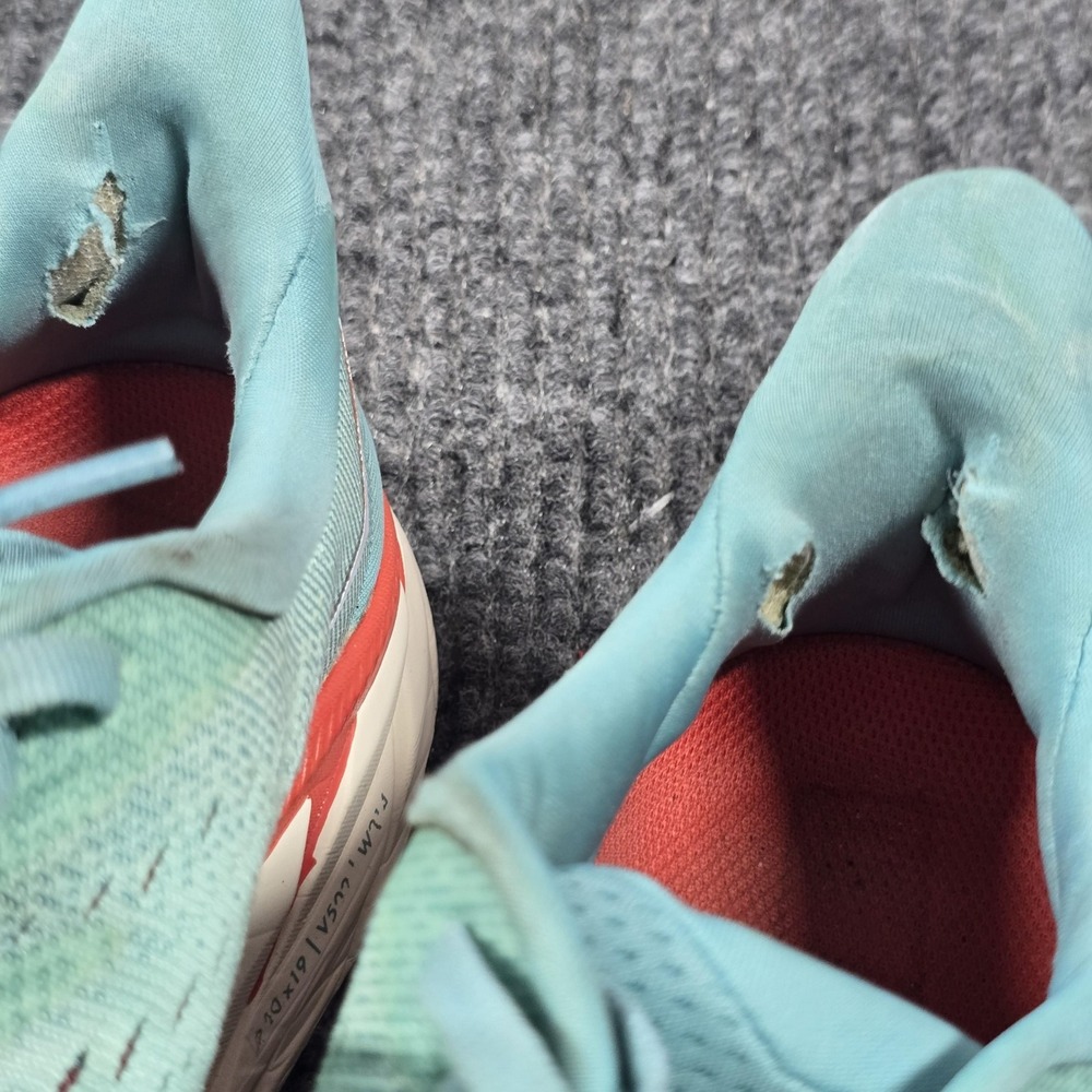 Hoka Clifton 8 Shoes Womens Size 8 B‎ Teal Orange Running Athletic Sneakers AEBL - Picture 14 of 15